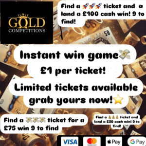 Instant Win Game £1 a Ticket!